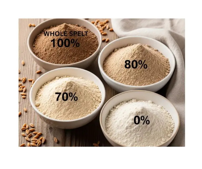 גלו את ההבדלים בין כוסמין מלא, 70%, 80% ולבן, והבינו איזה קמח יתאים בדיוק למאפים ולתבשילים שלכם. בחרו נכון, תיהנו מבריאות וטעם עשיר, ותשדרגו כל יצירה קולינרית במטבח הביתי.