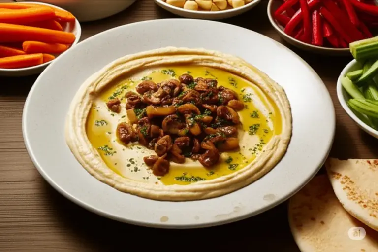 אין כמו צלחת חומוס ביתי חם וטרי. אבל מה אם אגיד לכם שאפשר לשדרג את החוויה הזו ולהפוך אותה למנה של ממש, כזו שתגנוב את ההצגה בכל ארוחה? הכירו את המתכון לחומוס מקופסת שימורים עם תוספת חמה ועשירה של פטריות מוקפצות עם בצל מקורמל ועשבי תיבול. השילוב בין המרקם הקטיפתי של החומוס לבין הטעמים העמוקים וה"בשריים" של הפטריות הוא פשוט חלומי. זו מנה מושלמת לאירוח, לארוחת ערב קלילה או סתם כשמתחשק להתפנק.