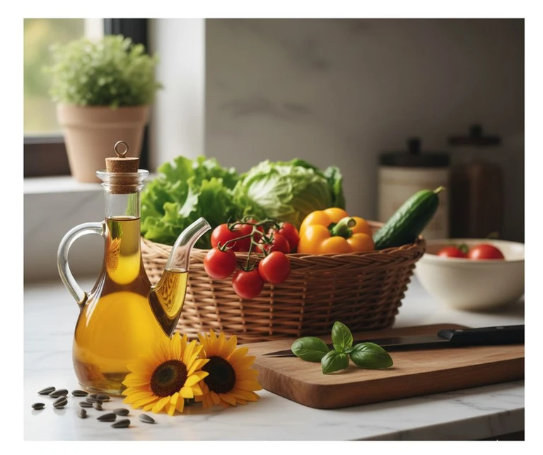 שמן חמניות אורגני בכבישה קרה הוא הרבה יותר משמן: זוהי בחירה חכמה ועשירה בבריאות לשימוש קר. הכתבה מבחינה בין שמן חמניות מזוכך לשמן איכותי זה, ומדגישה את יתרונו המובהק – ריכוז גבוה במיוחד של ויטמין E, נוגד חמצון חיוני. בזכות טעמו הניטרלי, השמן מושלם להכנת רטבים עדינים, מיונז ביתי ואפייה קרה, ומהווה השלמה מצוינת לשמן הזית.