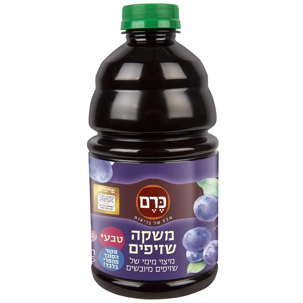 מיצוי מיץ שזיפים מיובשים כרם