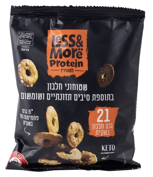 שטוחונים בתוספת חלבון וסיבים תזונתיים 50 ג' לס אנד מור