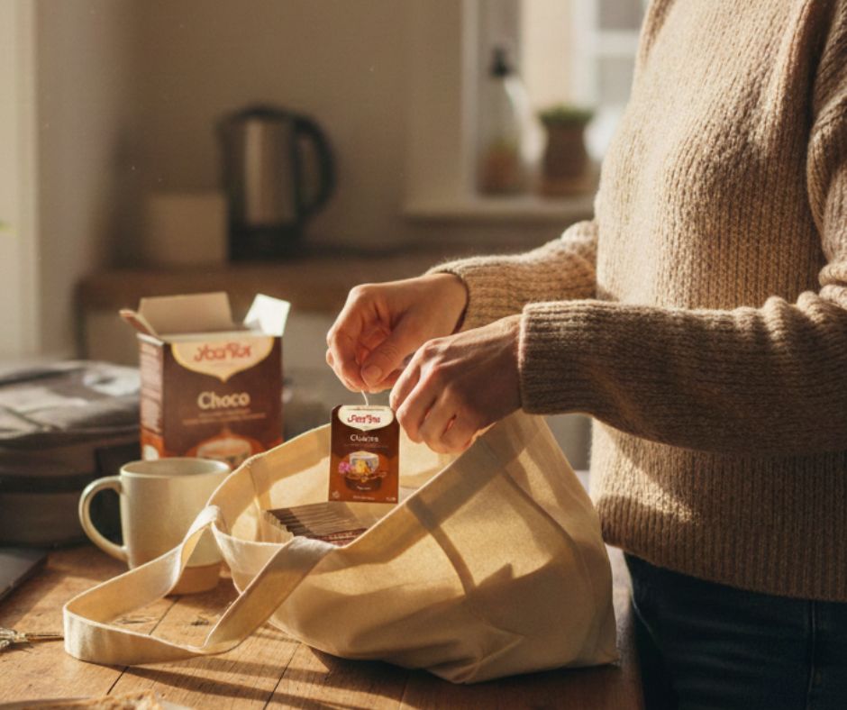 "איך מצליחים לשמור על חום הגוף כשנמצאים בחוץ בשיא הקור? בכתבה החדשה בסדרה, הנטורופתית אביבה חושפת פתרון פשוט, קומפקטי ומפתיע שנכנס לכל תיק. גלו למה שקיק אחד של יוגי תה שוקו הוא כל מה שאתם צריכים כדי לייצר לעצמכם רגע של חמימות מנחמת ומחממת בכל מקום ובכל זמן, בלי סרבול ובלי תרמוסים כבדים."