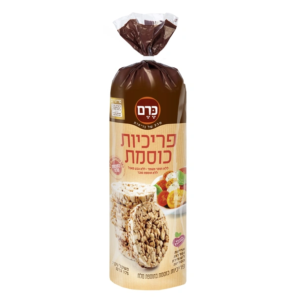 פריכיות כוסמת עם מלח כרם