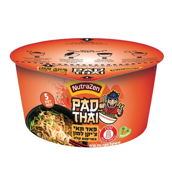 פאד תאי בטעם עוף בלימון אטריות להכנה מהירה נוטרה זן